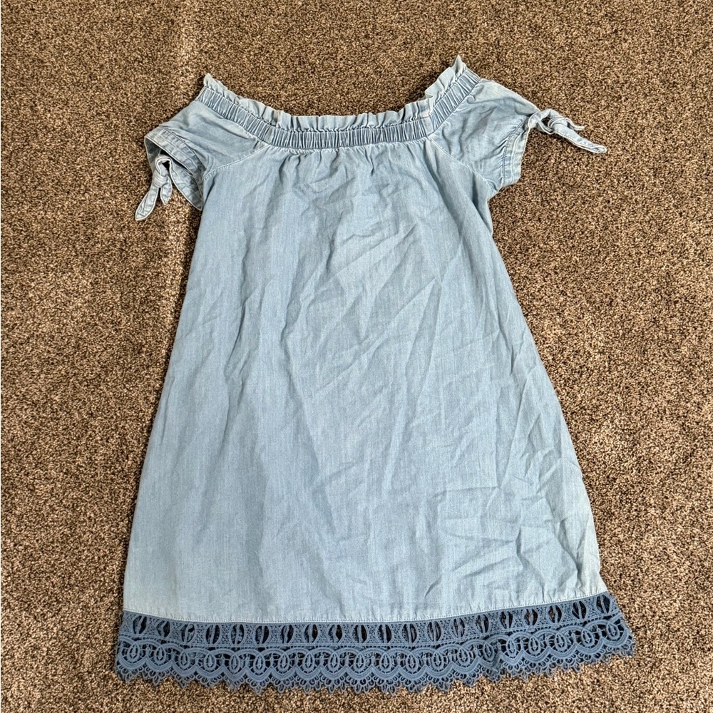 Women’s' Blue Off-Shoulder Dress size M
